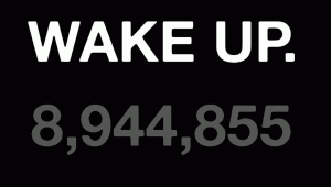 Is Samsung asking people to "Wake Up"?
