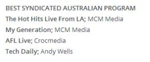 acras finalist list