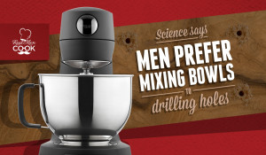 Sunbeam survey - Swap your power tools for a cake mixer guys