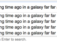 Look what Google has done with Star Wars