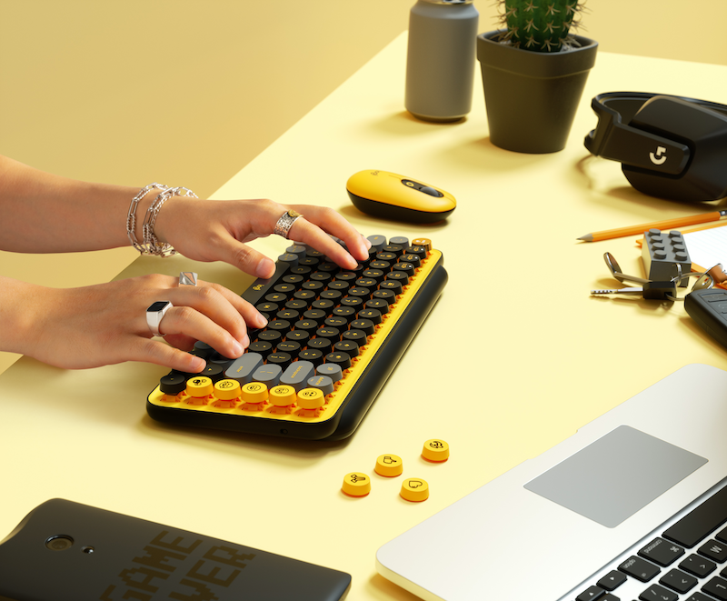 Logitech Colour Keyboards that POP! Tech Daily with Andy Wells